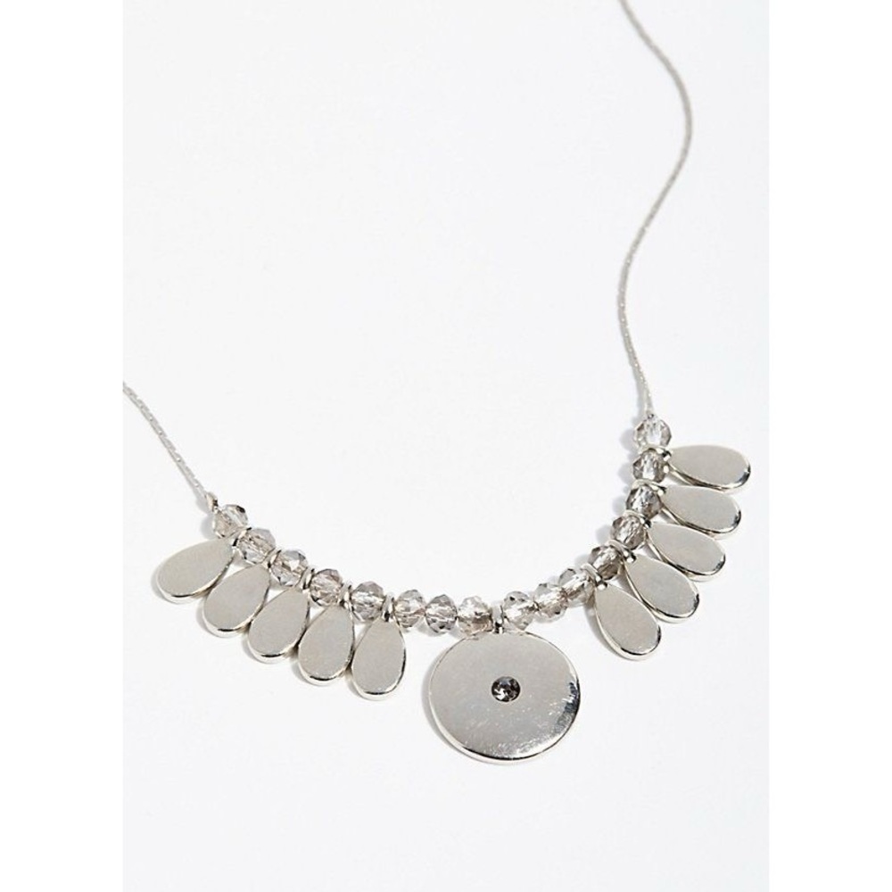 Free People Celina Pendant Necklace Silver